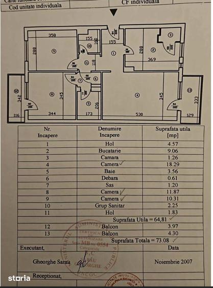 Apartament cu 3 camere în Floreasca
