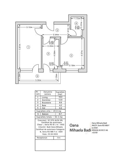 Apartament 2 camere, decomandat, Sector 4, Str. Odei (Grand Arena) - 4