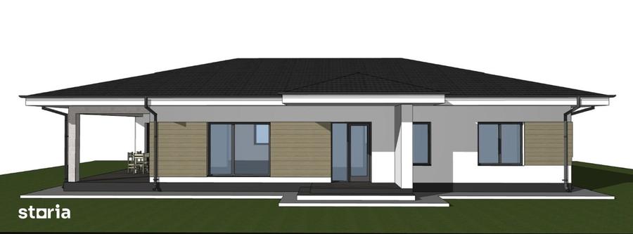 Casă cu 5 camere cu Teren 700 Mp în Tomești