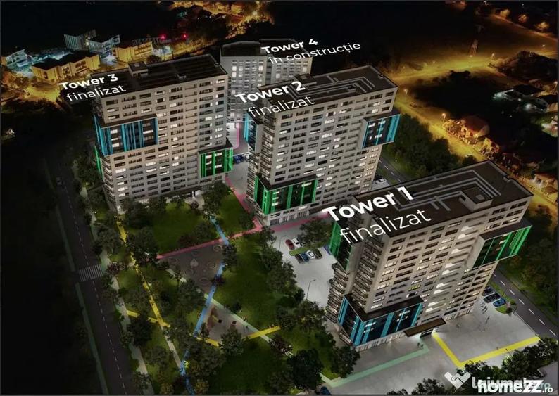 Apartament cu 2 camere decomandat în Aradului