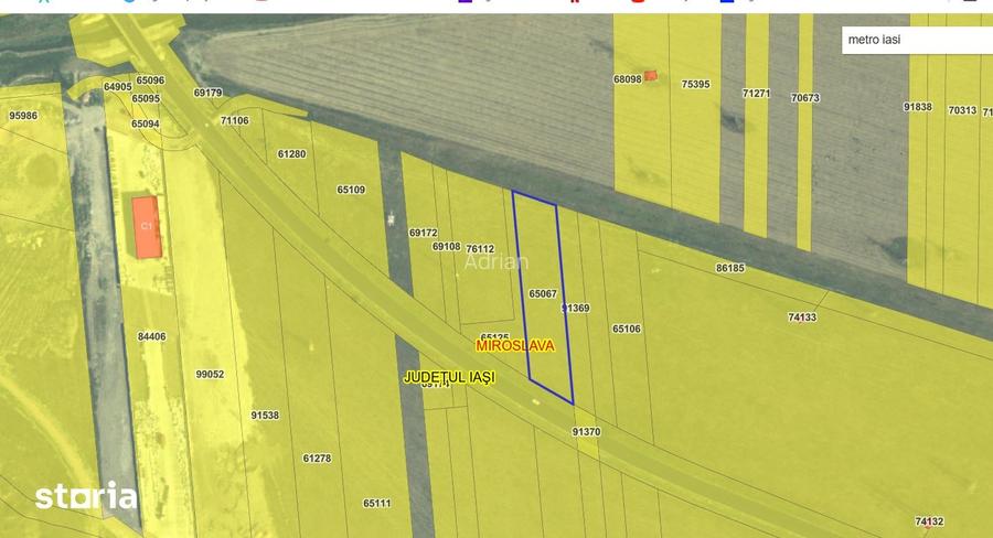 Teren 3100 mp intravilan ,deschidere soseaua de centura