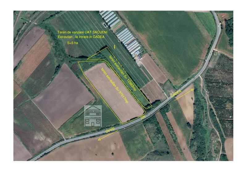 Teren agricol extravilan de 5 mp, în Cadea