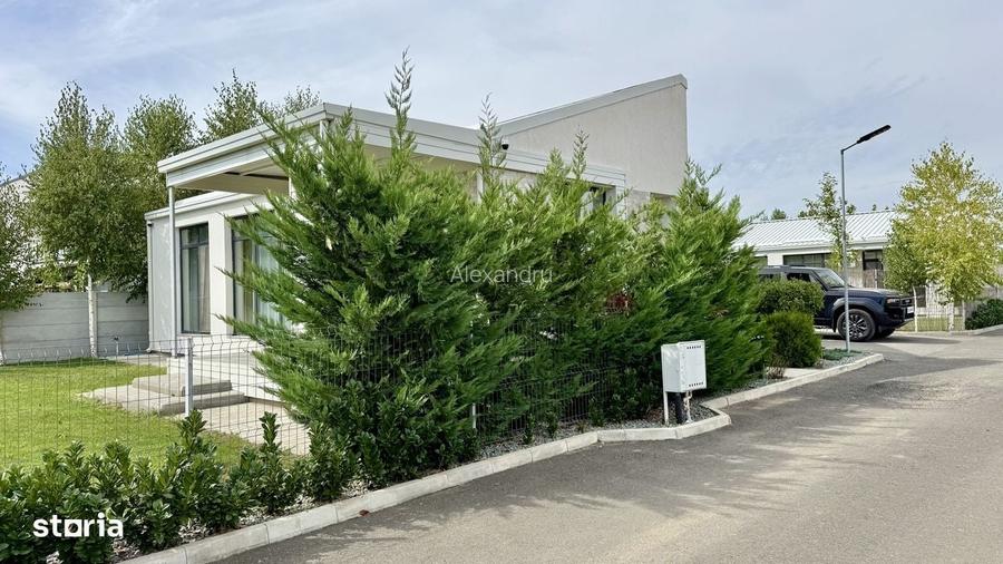 Inchiriez casa 4 cam Corbeanca, 500mp teren, cartier privat, liniste