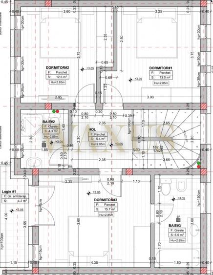 Triplex, 4 camere decomandate, P+1ET, 120 mp, curte 40 mp, 2 parcari, Urusagului - 2