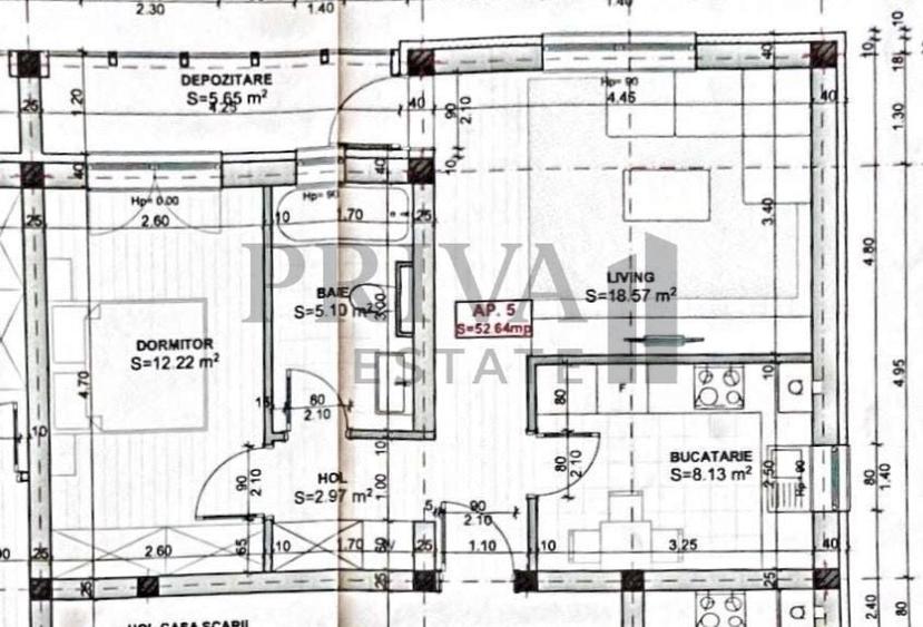 Apartament cu 2 camere decomandat în Giroc