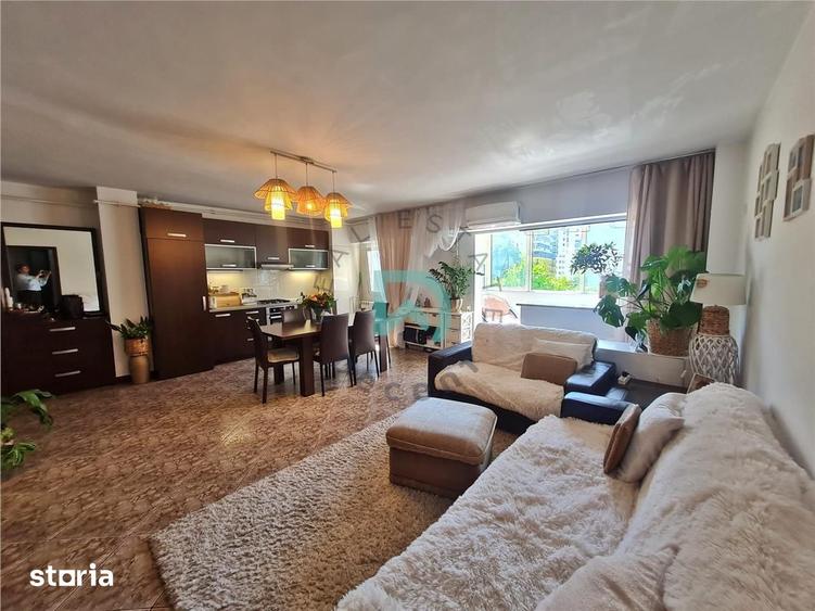 Apartament cu 2 camere semidecomandat, mobilat în Valea Cetății