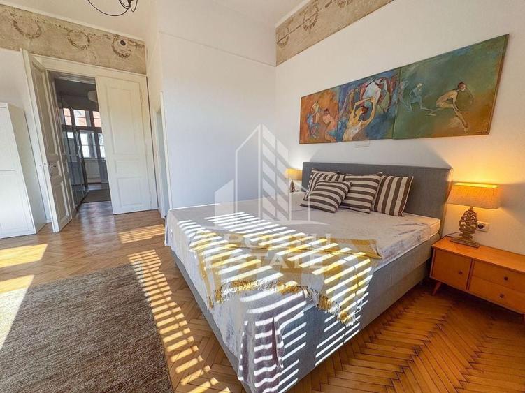 Apartament cu 4 camere decomandat, mobilat în Elisabetin