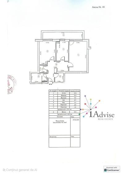 Apartament cu 2 camere decomandat, mobilat în Astra