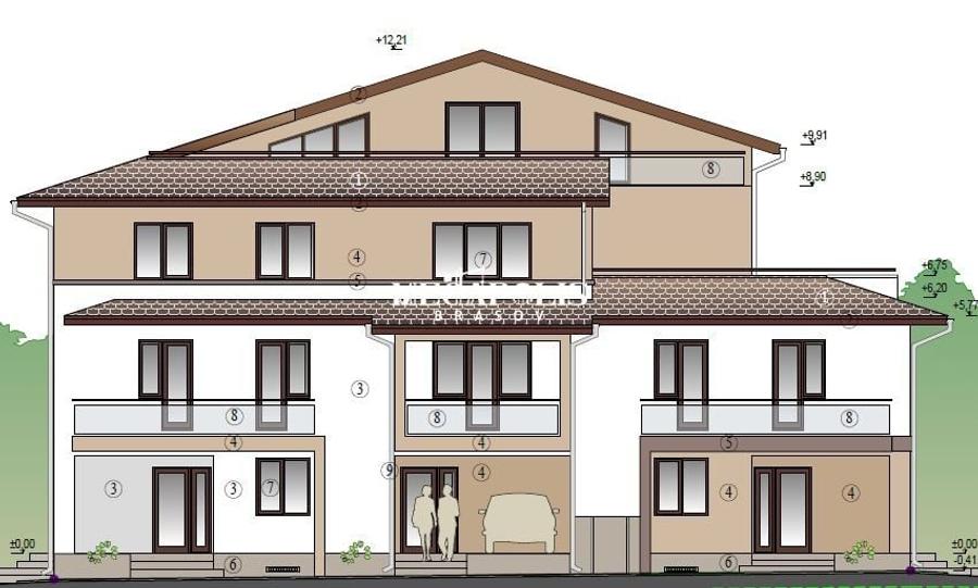 Casă individuală cu 4 camere cu Canalizare în Sânpetru