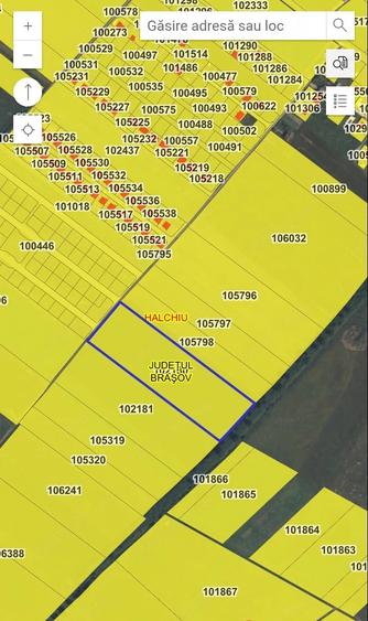 Vand 2,5ha teren extravilan cu poten?ial de dezvoltare imobiliara Halchiu - 3