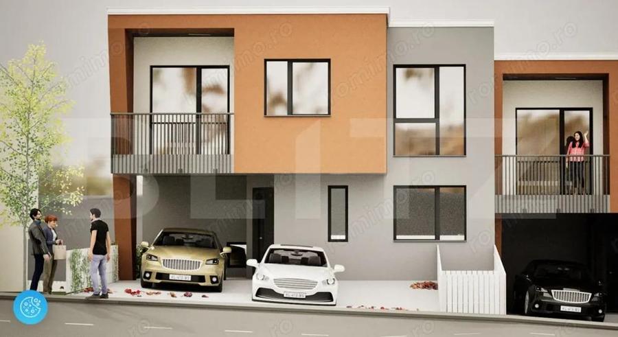Apartament semifinisat, decomandat cu 2 camere, 44mp, in Apahida - 4