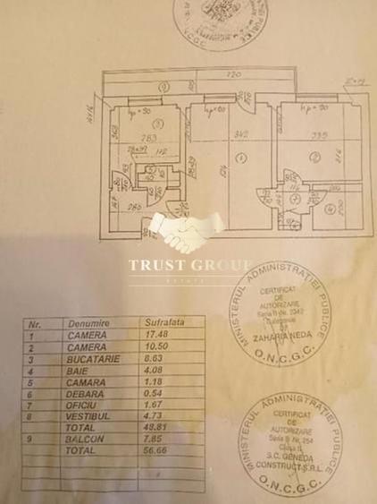 Apartament cu 2 camere semidecomandat în Lujerului