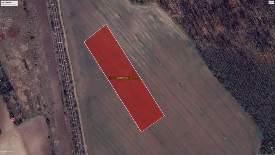Teren Construcții intravilan de 9407 mp, în Nord-Vest