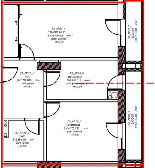 Apartament cu 2 camere decomandat în Tudor