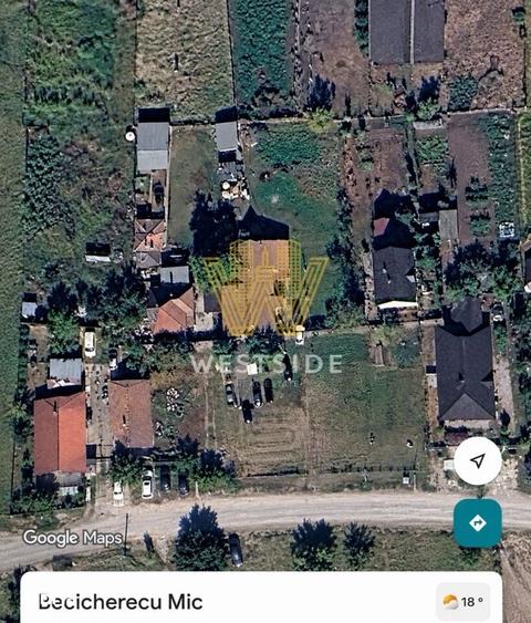 Teren de 1000 mp, în Becicherecu Mic