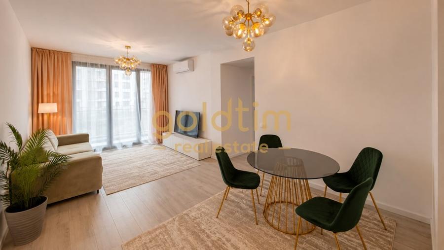 Apartament cu 2 camere decomandat, mobilat în Herăstrău