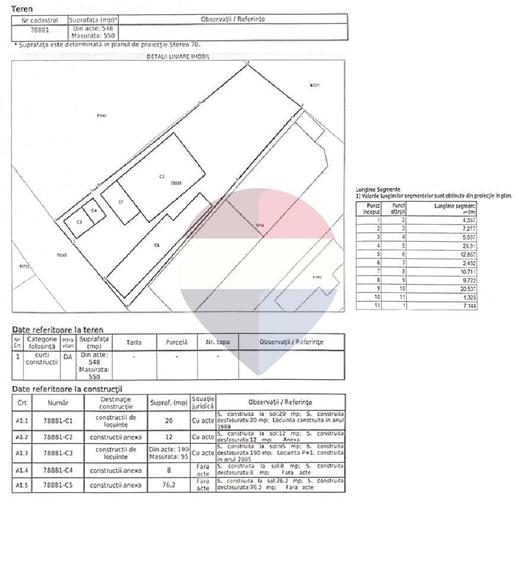 Casă cu 5 camere cu Teren 550 Mp în Tărtășești
