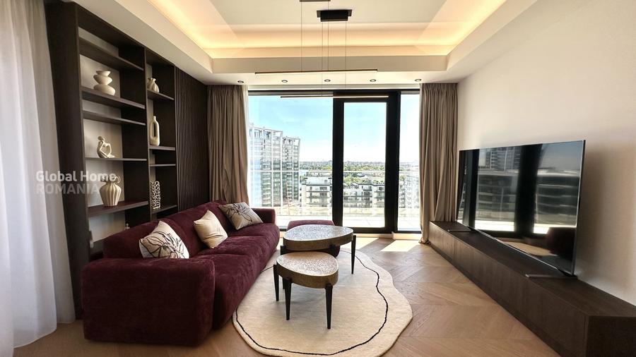 Apartament cu 3 camere semidecomandat, mobilat în Floreasca