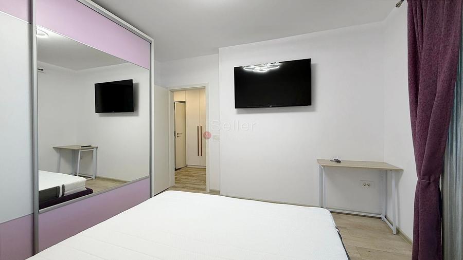 Apartament cu 2 camere decomandat, mobilat în Tractorul
