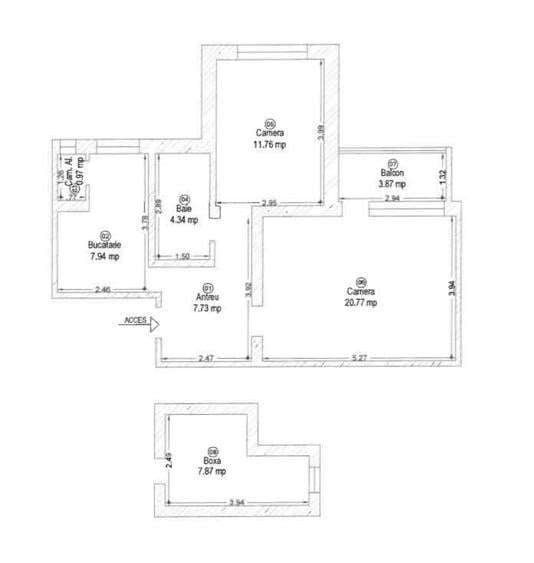 Apartament cu 2 camere vizavi de Primaria Arad - 8