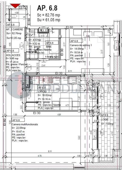 Apartament cu 2 camere în Obor