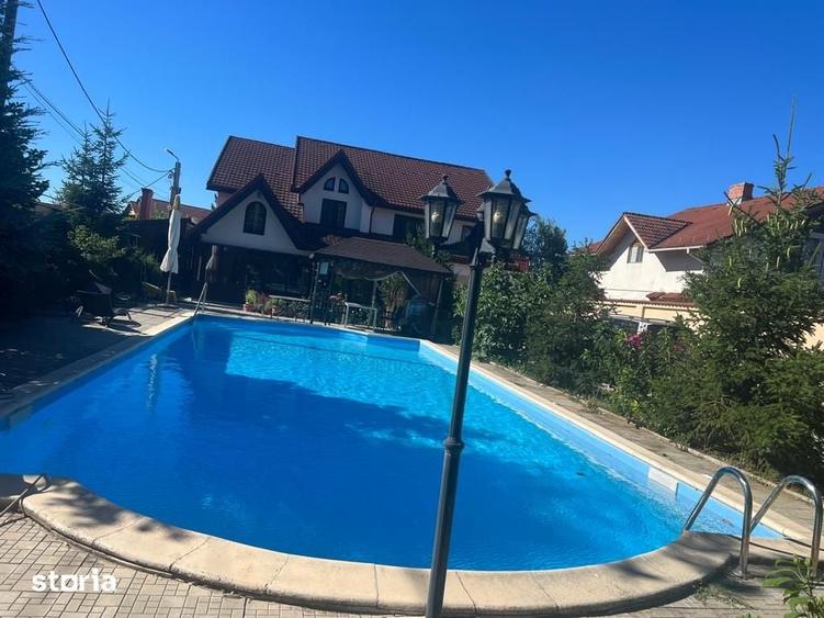 Vila cu piscina, v-v de lac, se vinde utilata si mobilata - 3