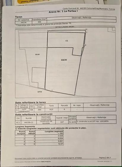 Casă individuală cu 4 camere cu Teren 366 Mp în Central