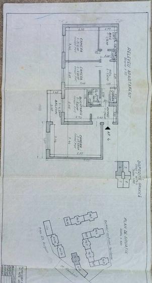 Apartament cu 3 camere decomandat în Central