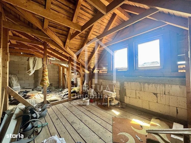 Apartament la casa, 2 camere+mansarda, 70mp utili, Terezian - 1