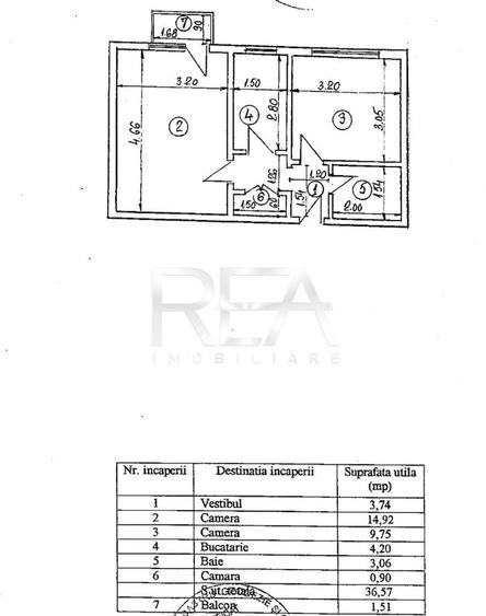 Apartament cu 2 camere, mobilat în 13 Septembrie