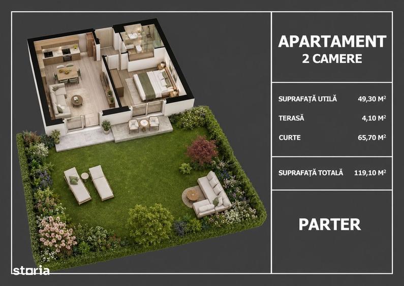 Apartament cu 2 camere în Vidra — fotografia 1