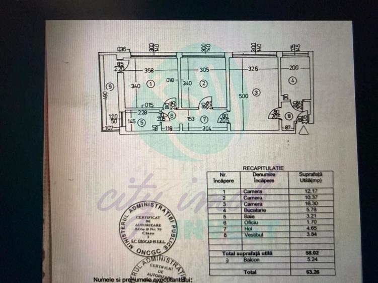Apartament cu 3 camere semidecomandat, mobilat în Iancului