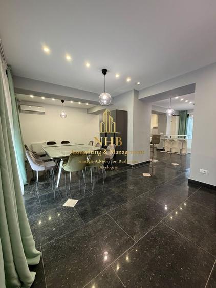 Apartament cu 4 camere nedecomandat, mobilat în Nord