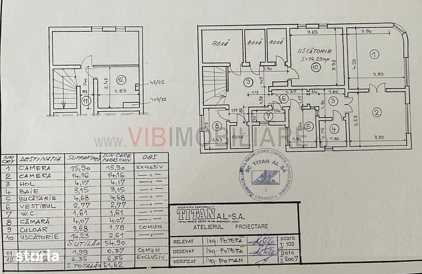 Apartament cu 2 camere în Decebal