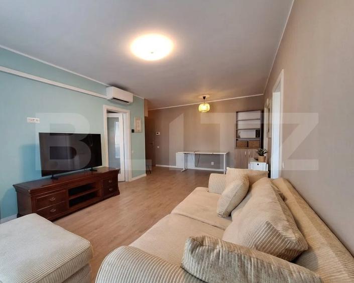 Apartament cu 2 camere semidecomandat, mobilat în Mănăștur