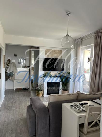 Apartament cu 2 camere semidecomandat, mobilat în Baciu