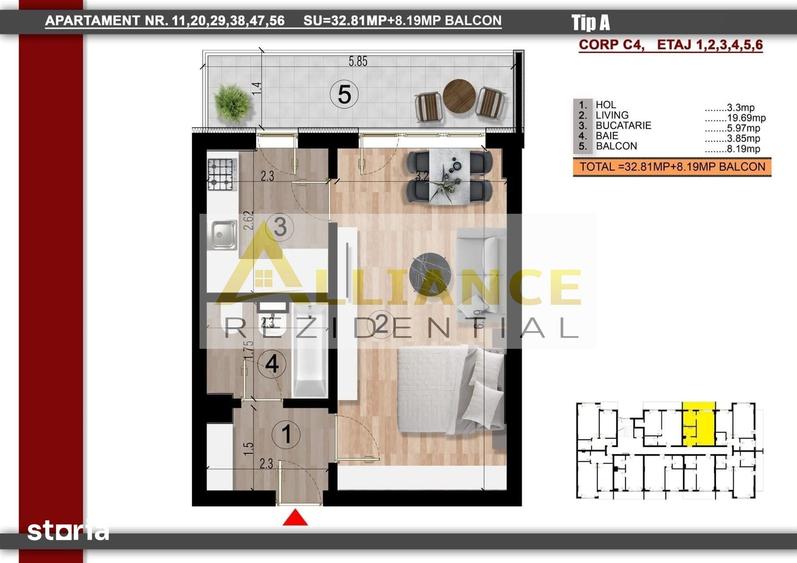 Metrou Berceni Garsoniera 41 MP str Biruintei - 1