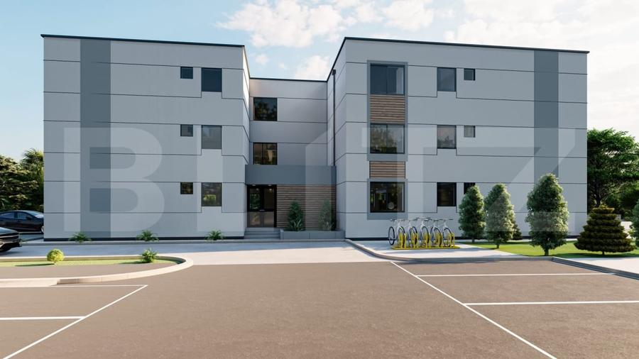 Apartament cu 3 camere semidecomandat în Nord