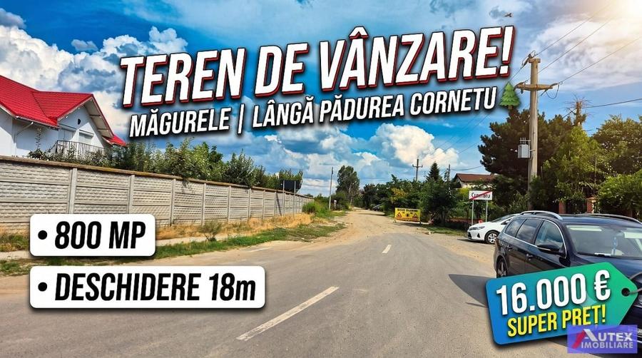 Teren Casa 800 mp in Magurele la 2 Pasi de Bucuresti - 1