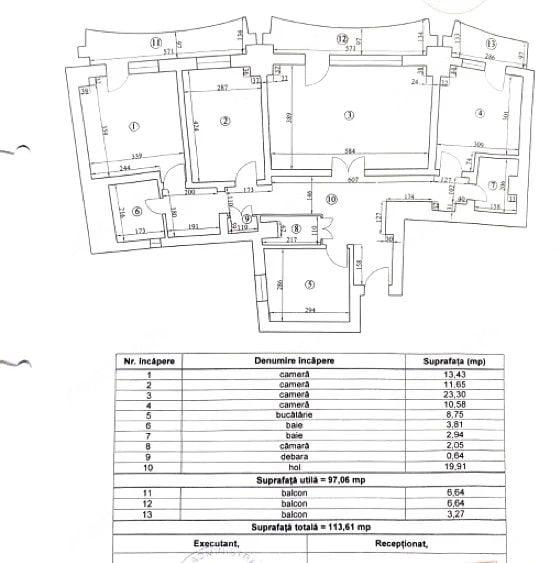 Apartament cu 4 camere în Militari