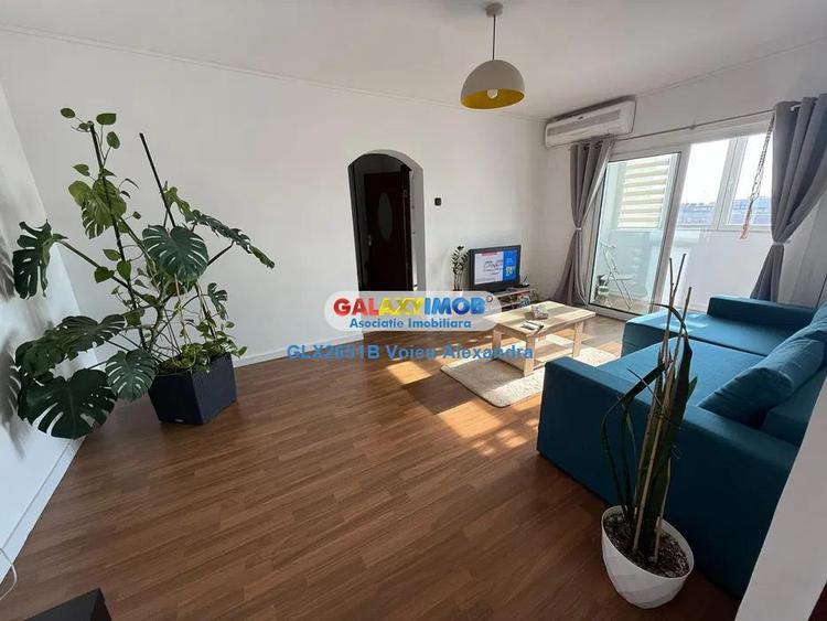Apartament cu 2 camere semidecomandat, mobilat în Berceni