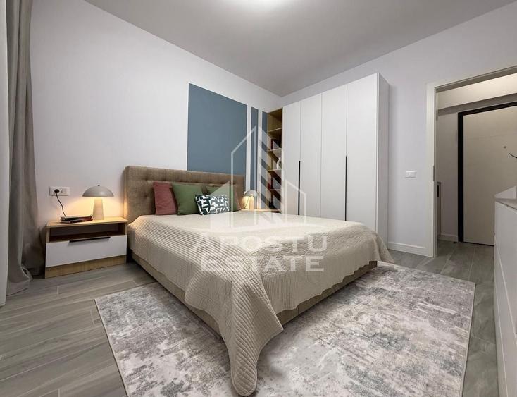 Apartament cu 2 camere semidecomandat, mobilat în Torontalului