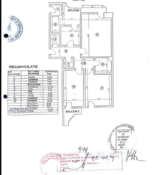 Apartament cu 3 camere decomandat în Alexandru cel Bun