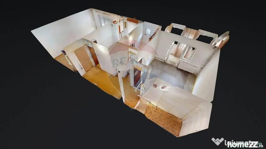 Apartament cu 2 camere decomandat în Noua