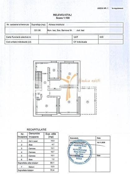 Casă individuală cu 4 camere cu Canalizare în Bucium