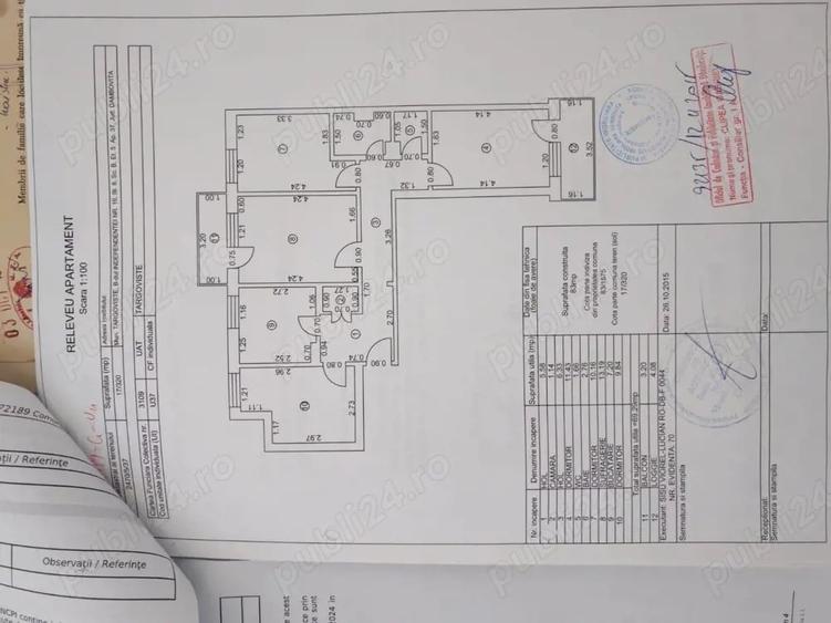 Apartament cu 4 camere semidecomandat în Micro 8