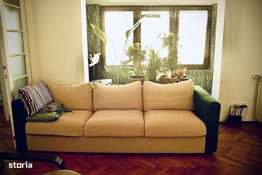 Apartament cu 4 camere decomandat, mobilat în Cotroceni