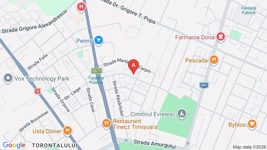 Apartament cu 2 camere decomandat, mobilat în Aradului