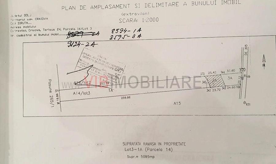 Teren intravilan de 5000 mp, în Aeroport