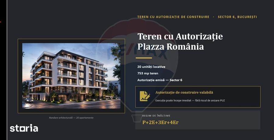 Teren de 753 mp, în Militari